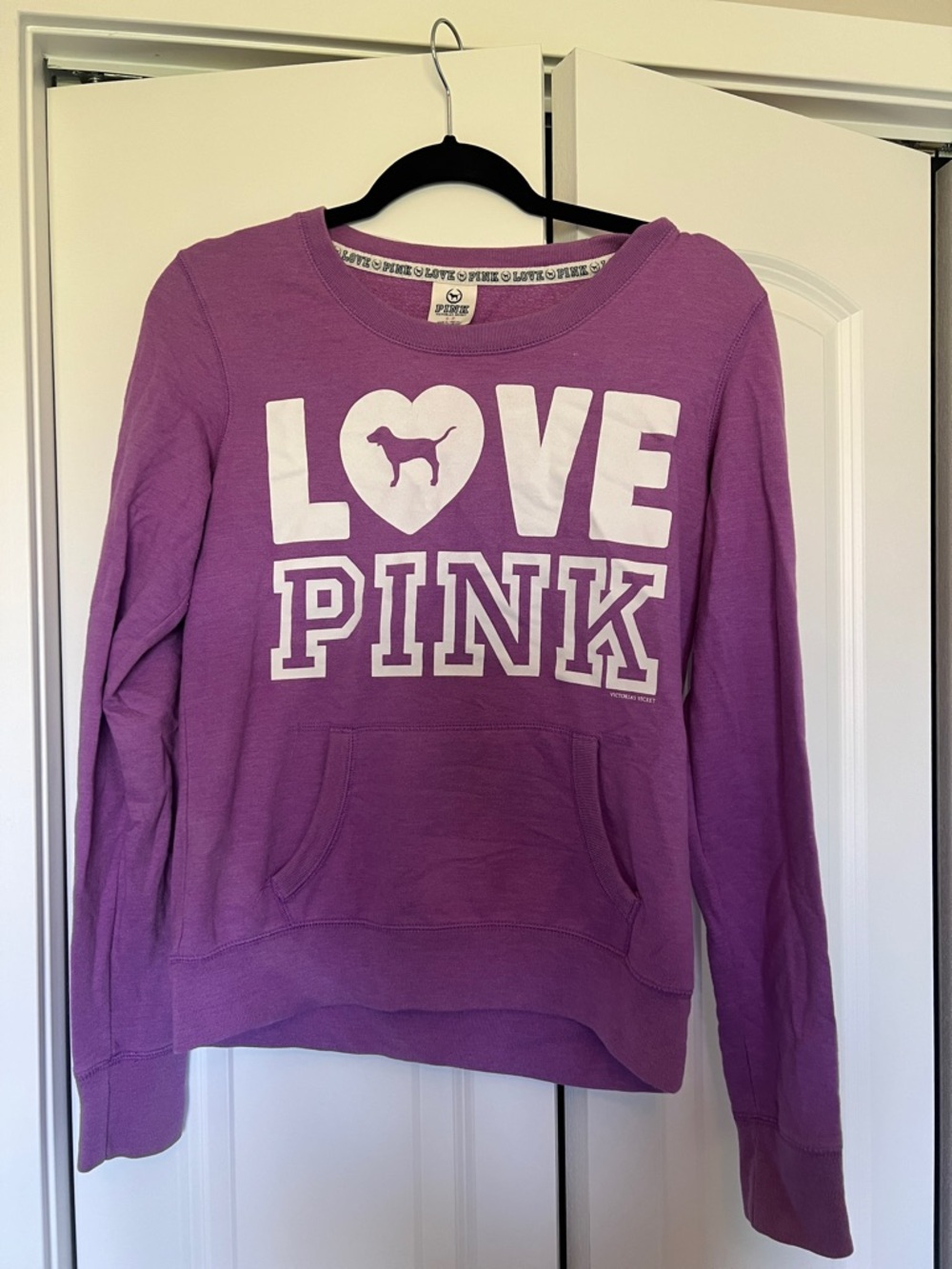 •PINK• Victoria's Secret 'LOVE PINK' Pullover Crewneck